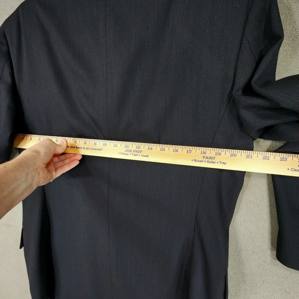 Alfani Mens sz 41R Double Breasted Blazer Jacket‎ Giovanni Tonella Italian Wool